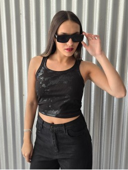 Musculosa Remake Negro