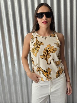 Musculosa Jungle Natural