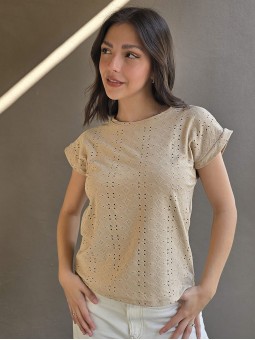 Remera Naima Beige