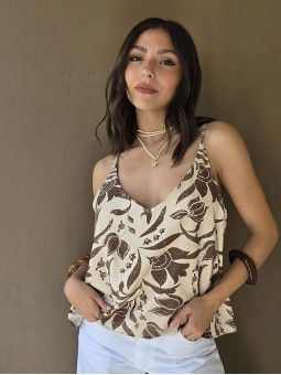 Blusa Yakarta Chocolate