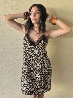 Vestido Zambia Print Vison