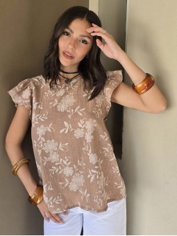 Blusa Lisboa Camel