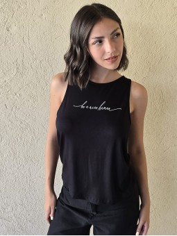 Musculosa Human Negro