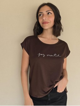 Remera Paz Chocolate