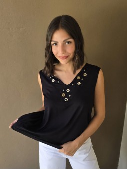 Musculosa Novara Negro