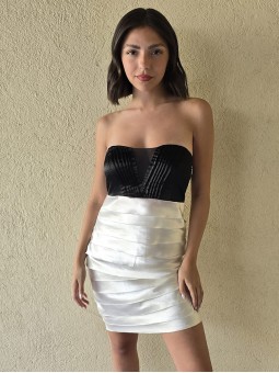 Vestido Ensenada Combinado