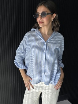 Camisa California Celeste