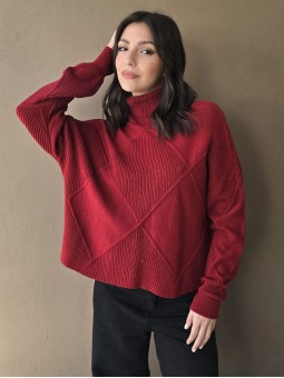 Polera Harvey Bordo