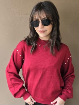 Sweater Berenice Burdeos