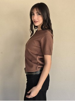 Saquito Renata Chocolate