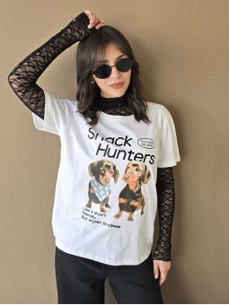 Remera Hunters Blanco