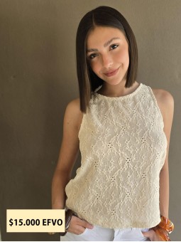 Musculosa Maddie Beige