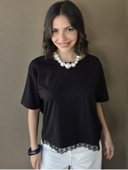 Remera Charo Negro